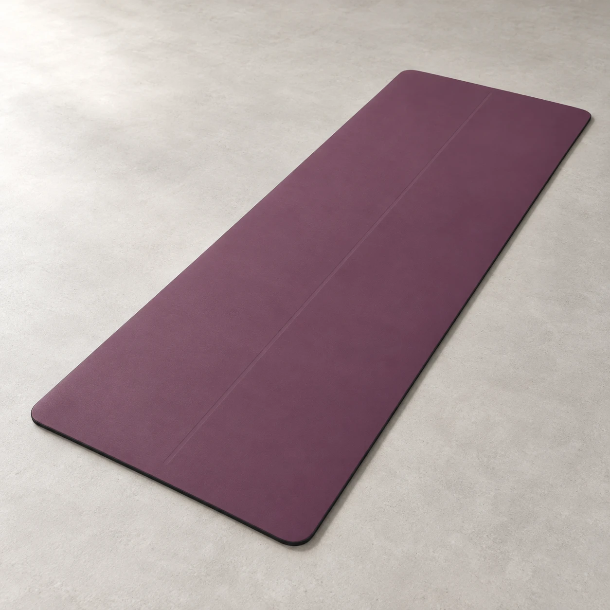 Flow Plum yoga mat, Plum, 4.5 mm
